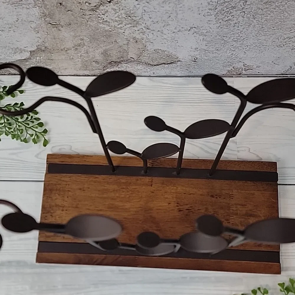 Wrought Iron Wine Rack Art Deco Style